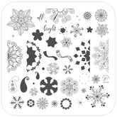 All Is Bright (CjS-C-59)  - CJS Medium Stamping Plate